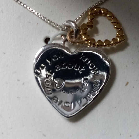 Sterling silver heart necklace - Picture 2 of 8